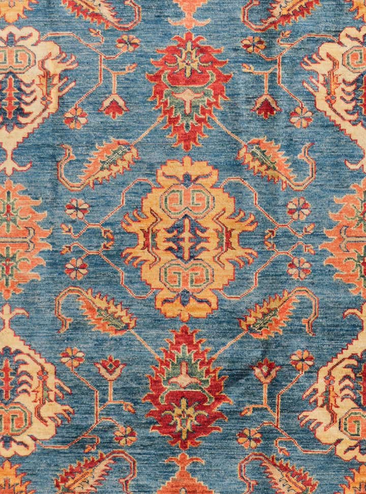 6' 5 x 9' 10 Hand Knotted Kazak Rug