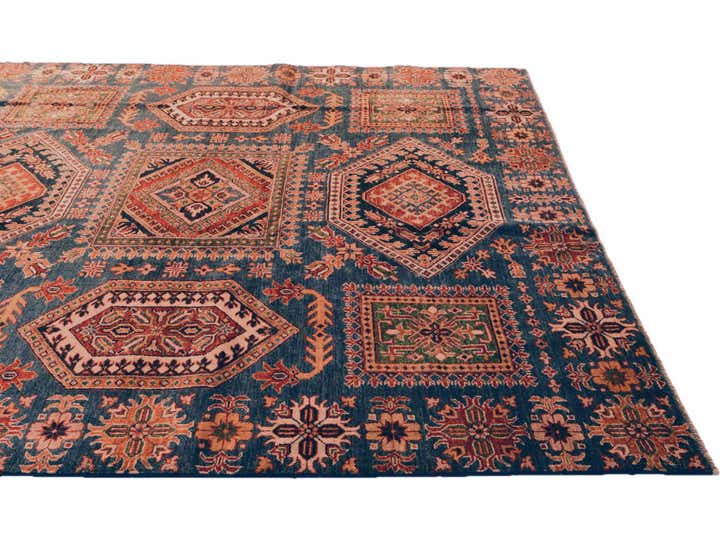 7' 1 x 10' Hand Knotted Kazak Rug