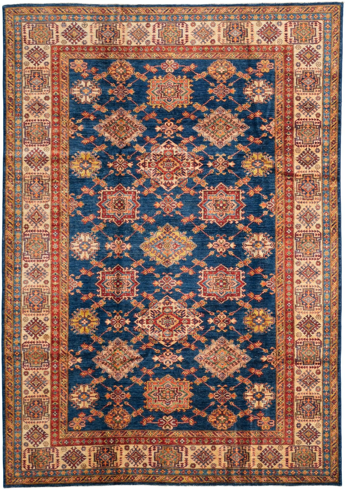 6' 9 x 9' 7 Hand Knotted Kazak Rug
