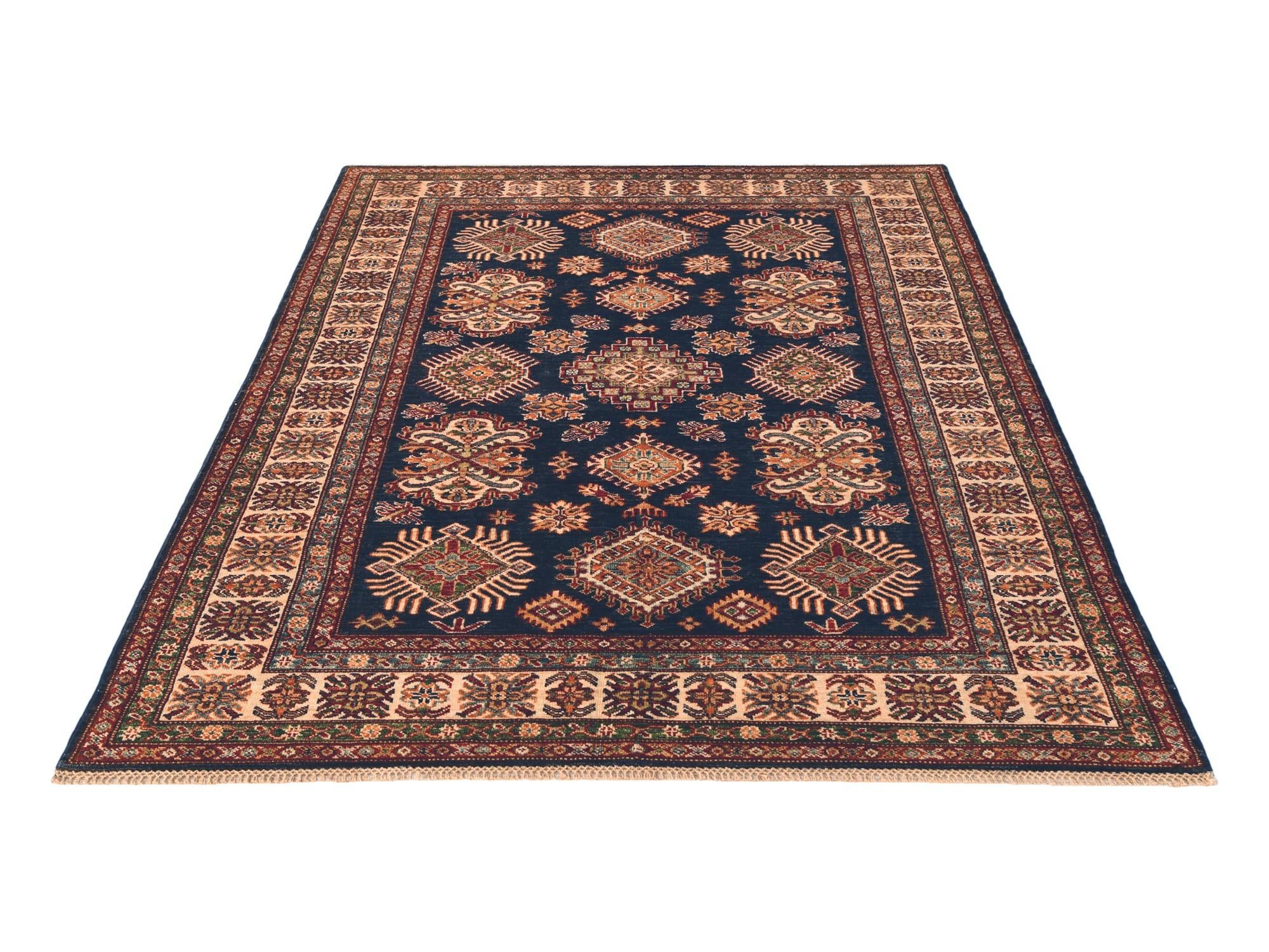 5' 2 x 6' 6 Hand Knotted Kazak Rug