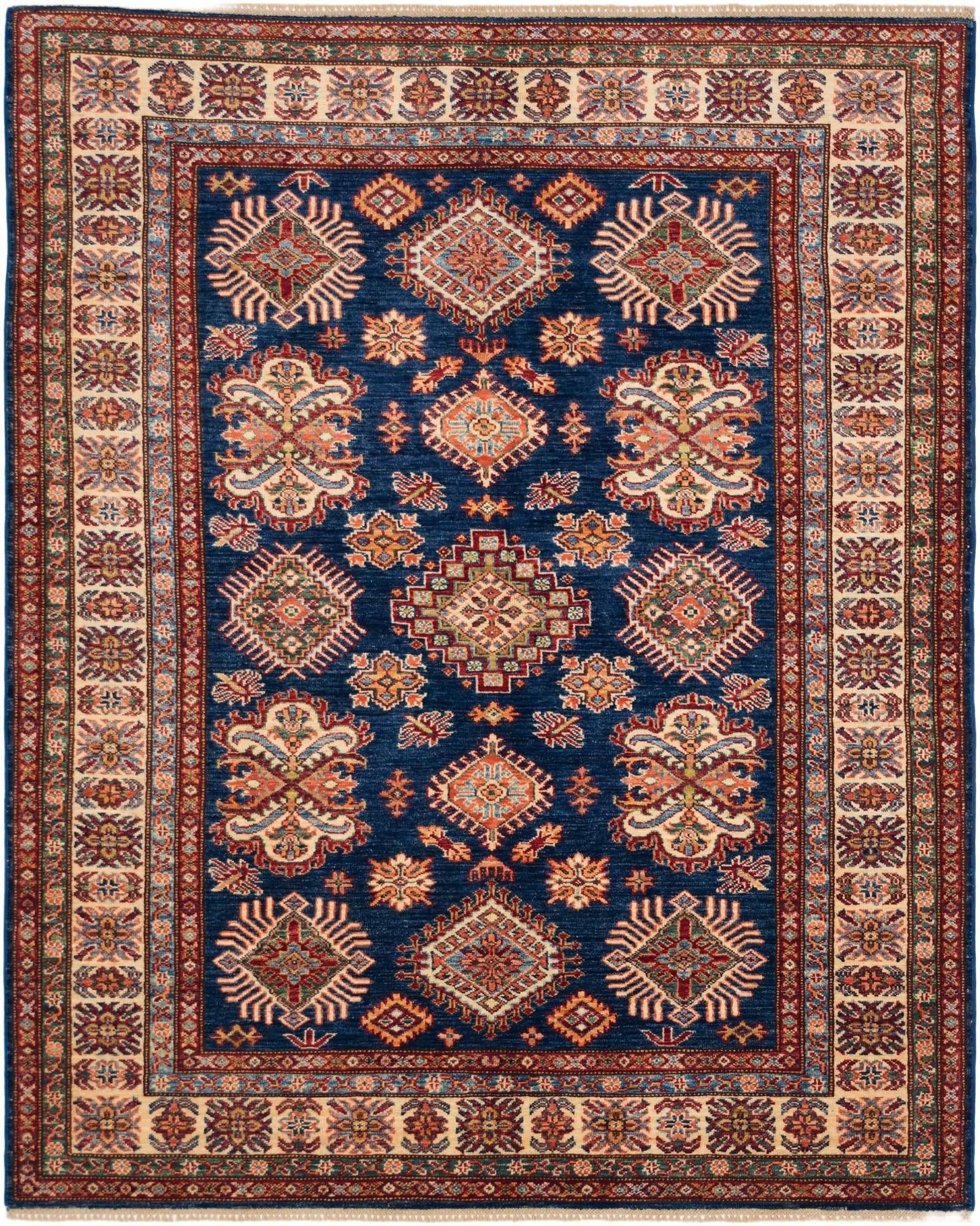 5' 2 x 6' 6 Hand Knotted Kazak Rug