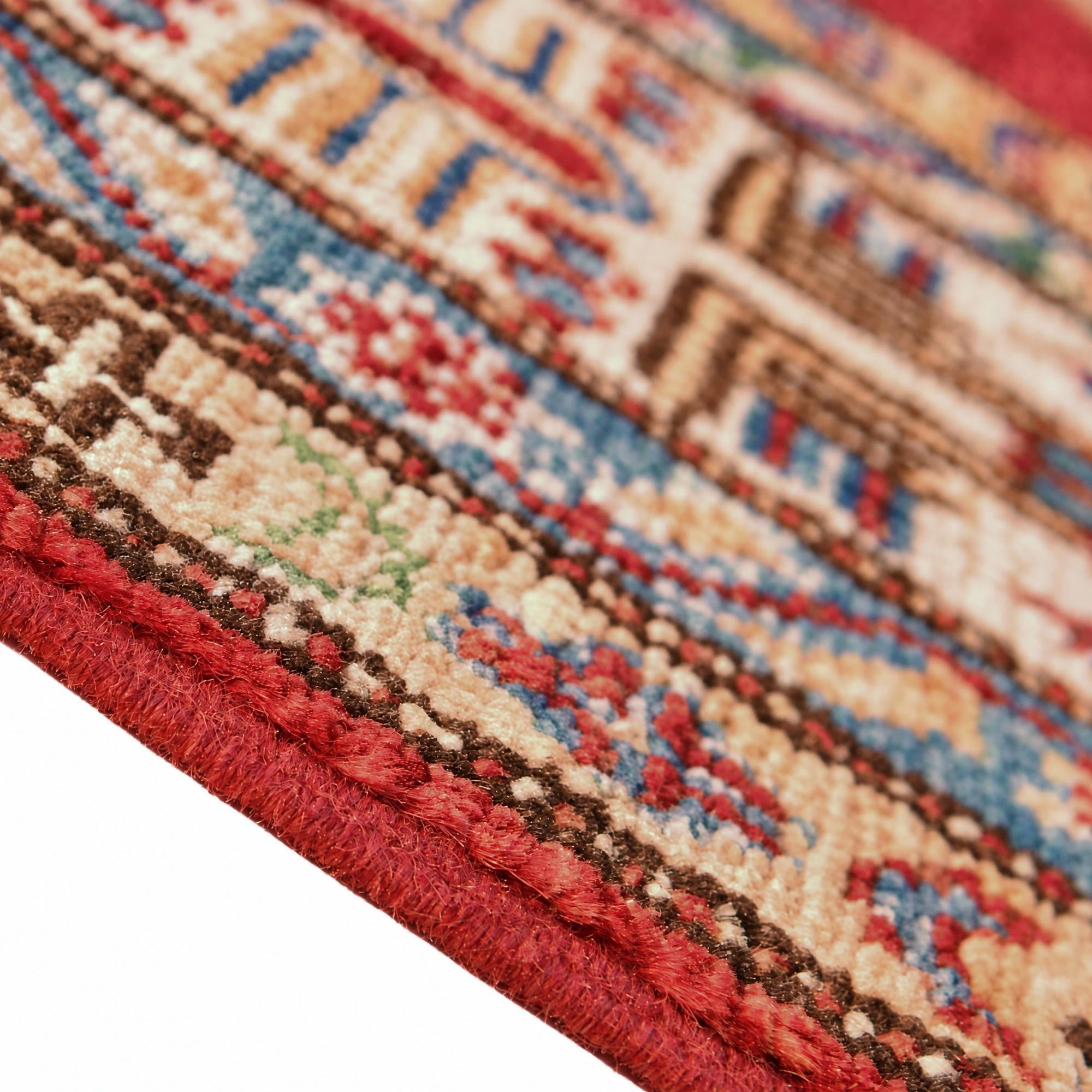 155cm x 205cm Hand Knotted Kazak Rug