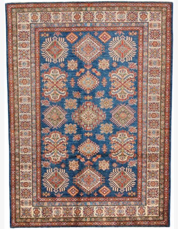 4' 11 x 6' 8 Hand Knotted Kazak Rug