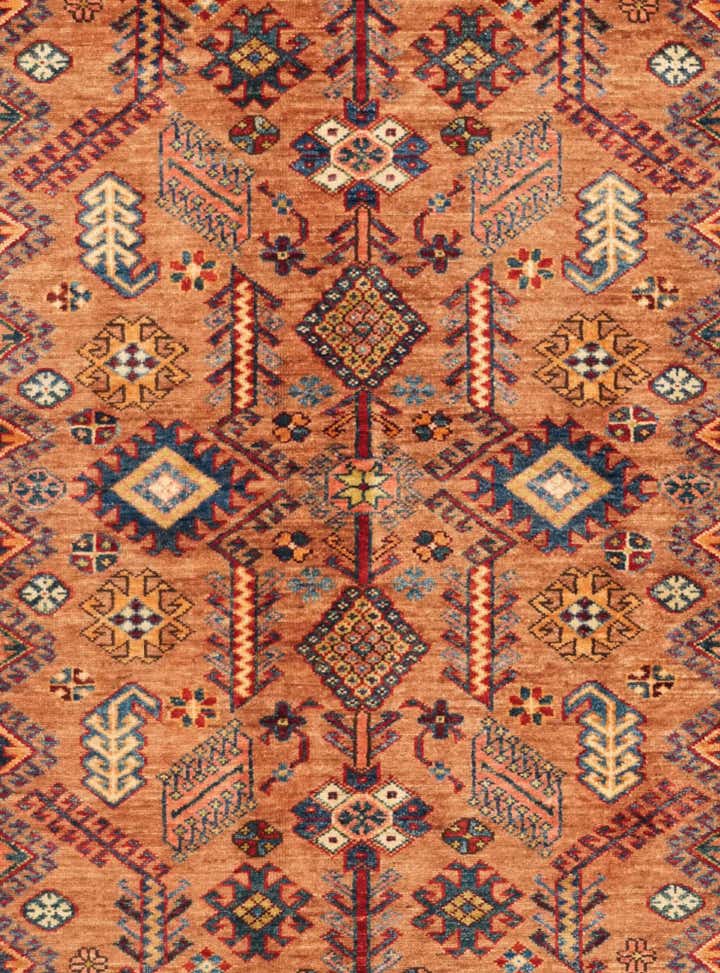 5' 1 x 7' 1 Hand Knotted Kazak Rug
