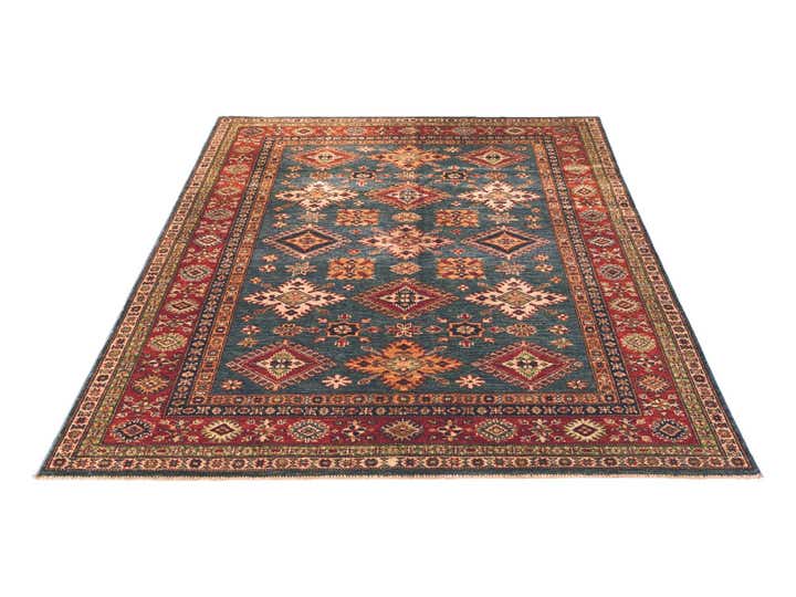 5' 3 x 6' 7 Hand Knotted Kazak Rug
