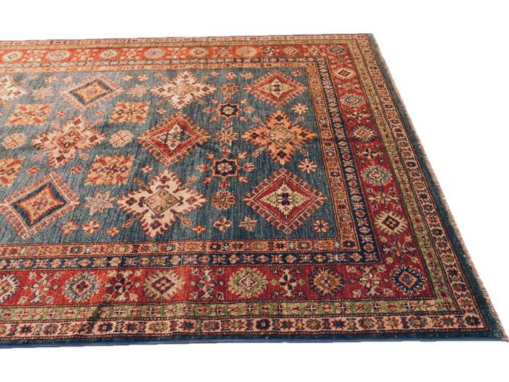 5' 3 x 6' 7 Hand Knotted Kazak Rug