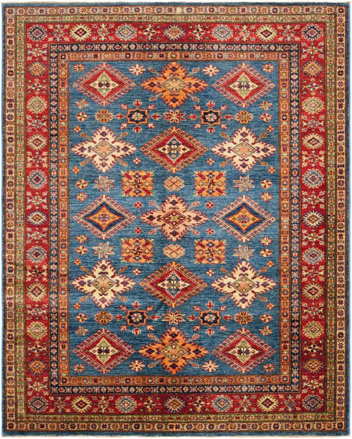 5' 3 x 6' 7 Hand Knotted Kazak Rug