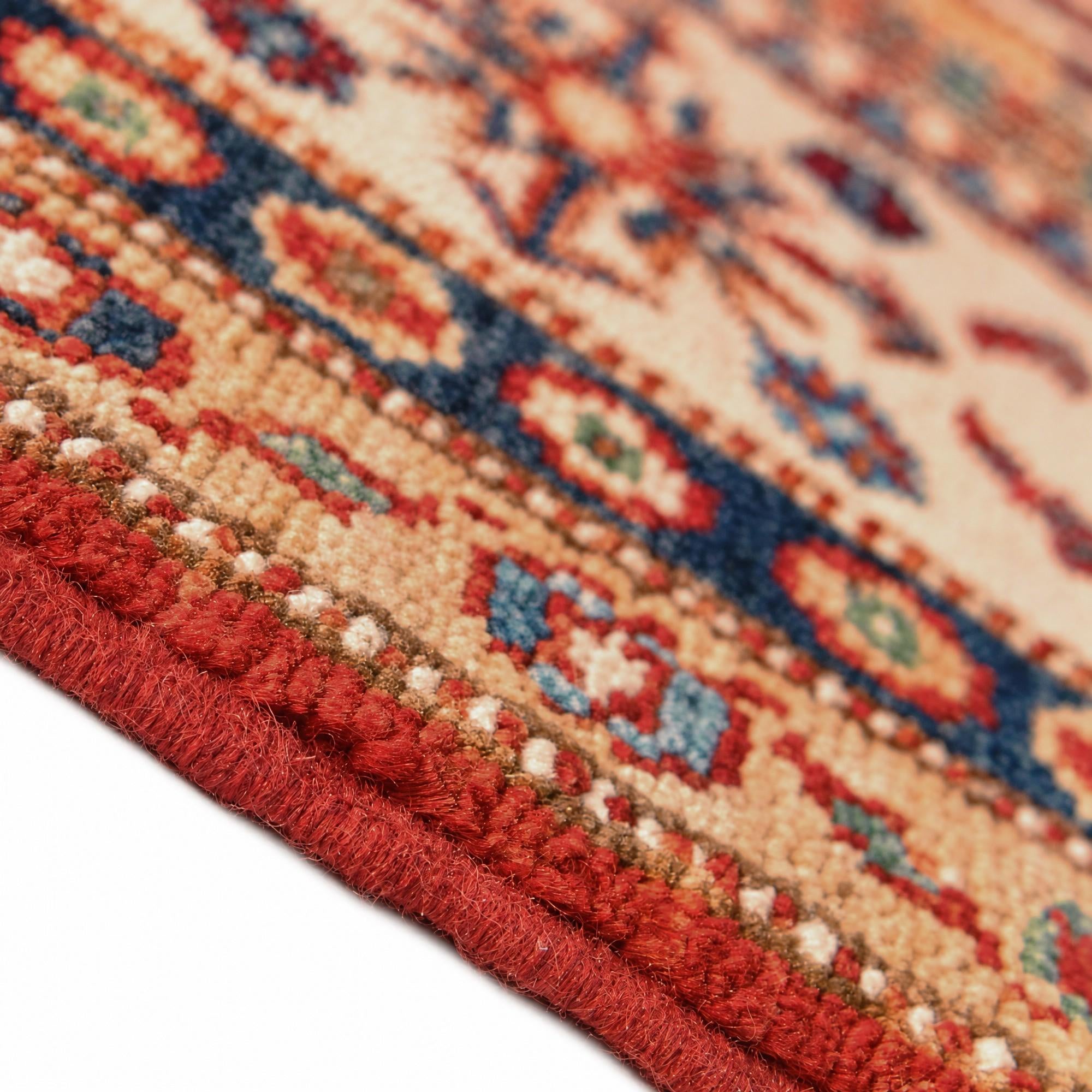 155cm x 200cm Hand Knotted Kazak Rug