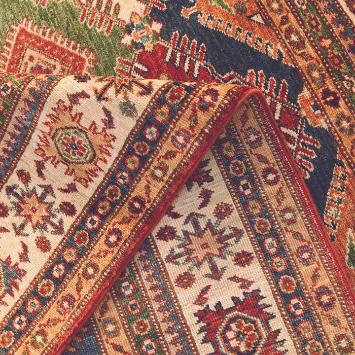 5' 1 x 6' 8 Hand Knotted Kazak Rug