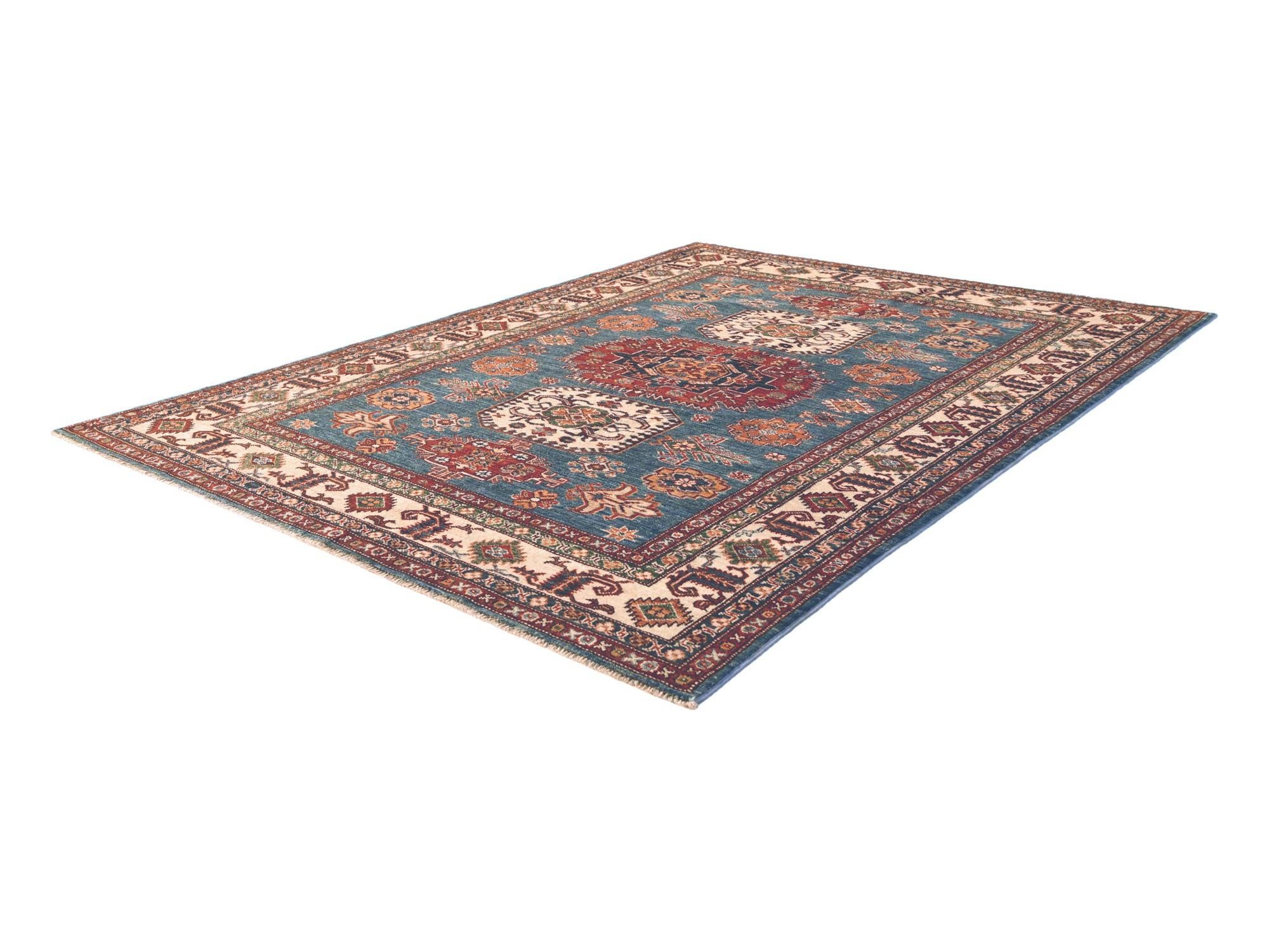 5' x 6' 6 Hand Knotted Kazak Rug