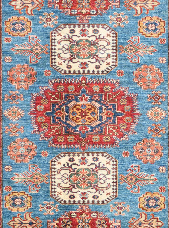 Detail image of 5' x 6' 6 Hand Knotted Kazak Rug