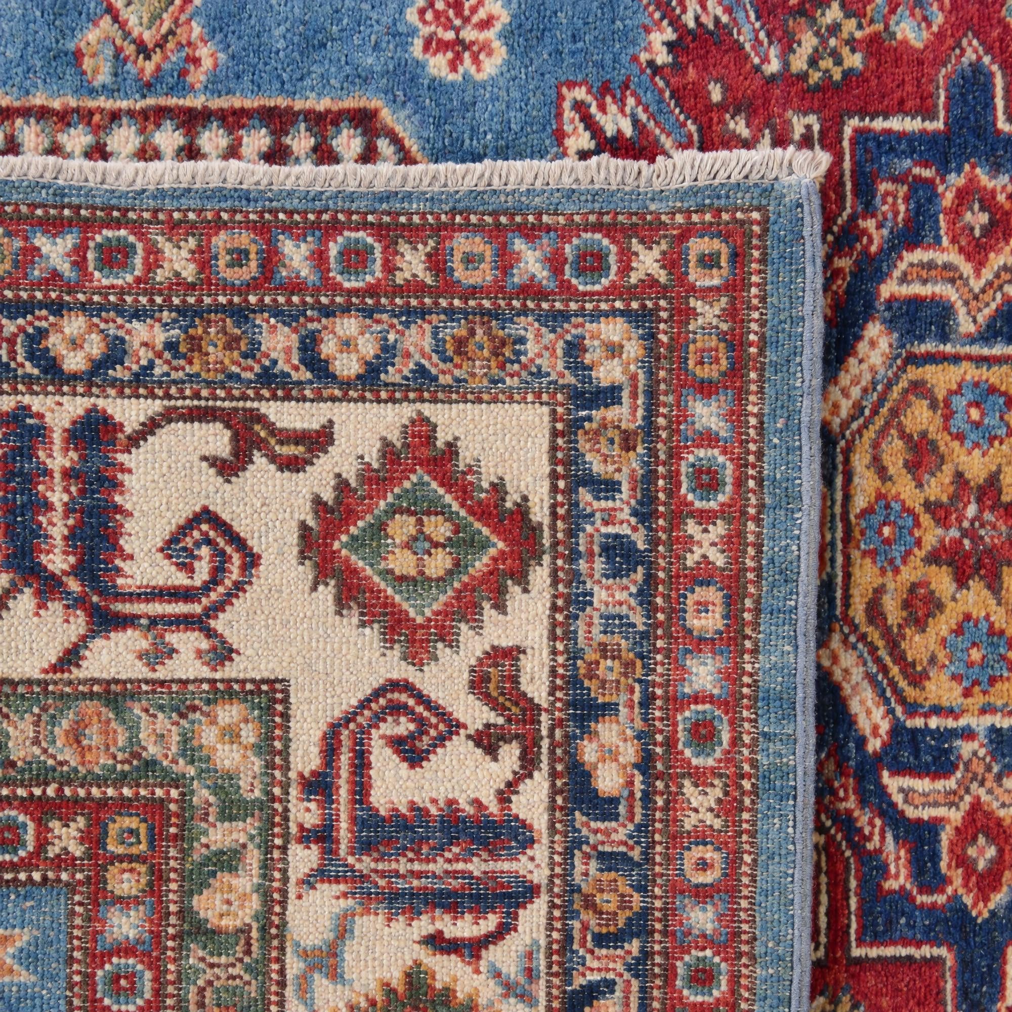 155cm x 200cm Hand Knotted Kazak Rug