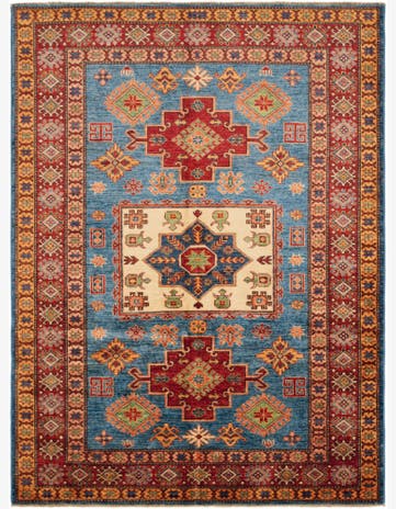 5' x 6' 9 Hand Knotted Kazak Rug