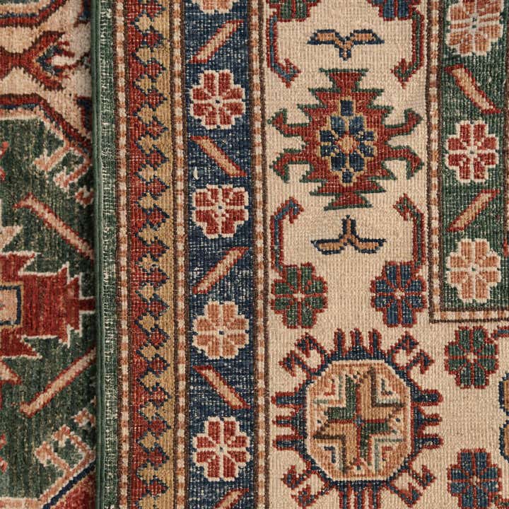 190cm x 275cm anudado a mano Kazak Alfombra