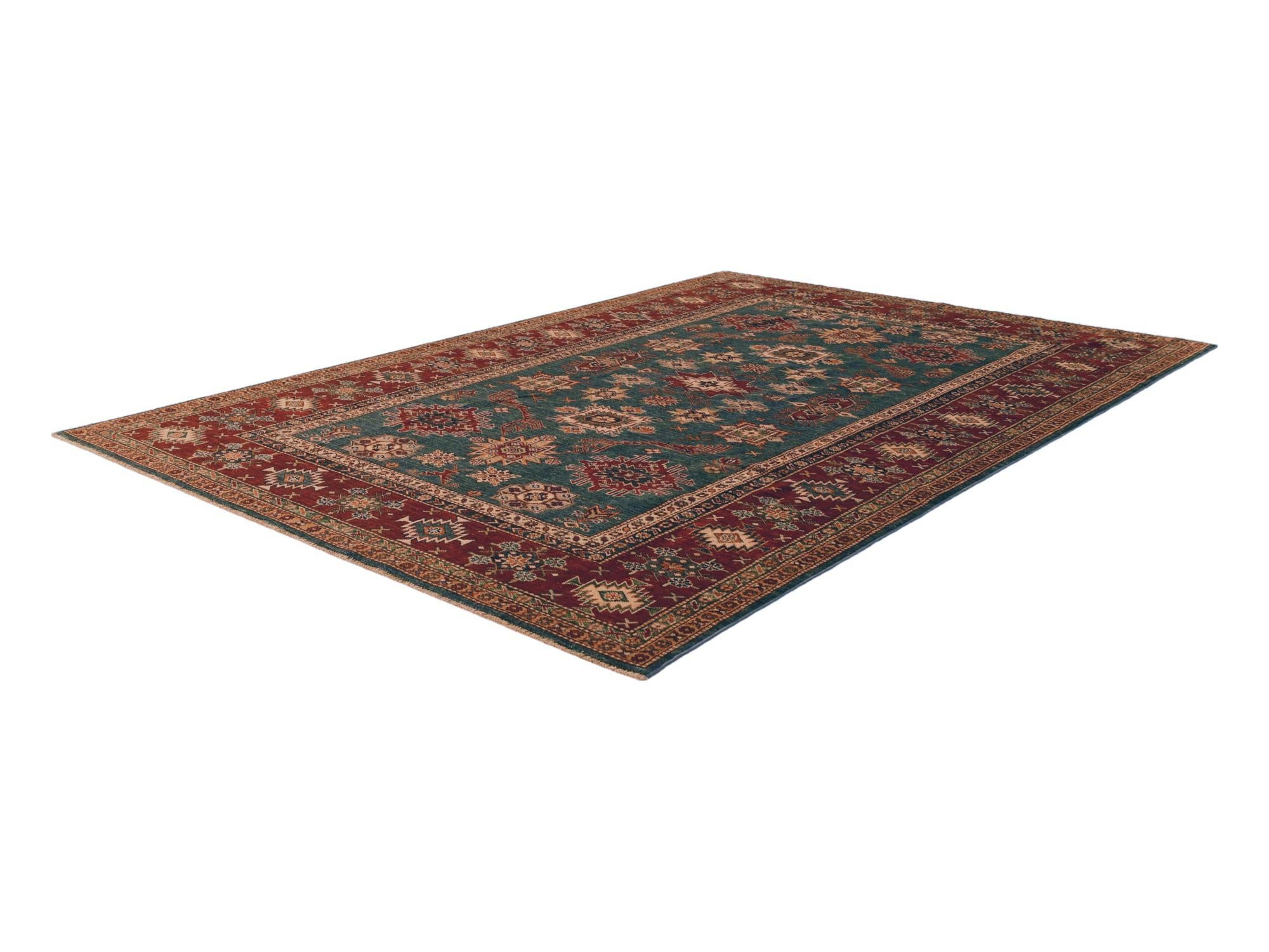 6' 5 x 9' 2 Hand Knotted Kazak Rug