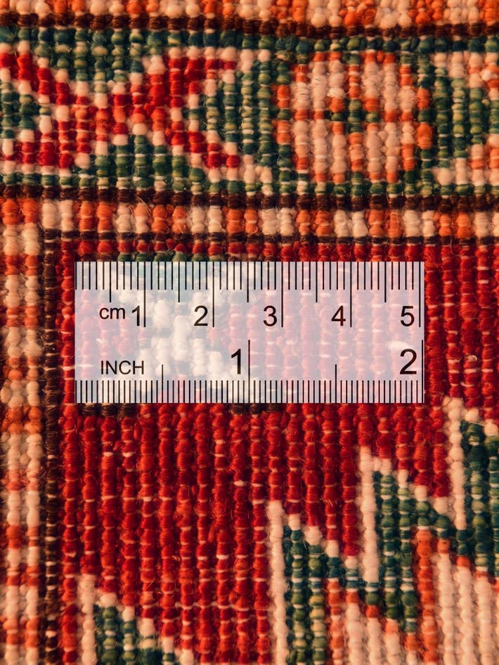 Detail image of 6' 5 x 9' 2 Hand Knotted Kazak Rug