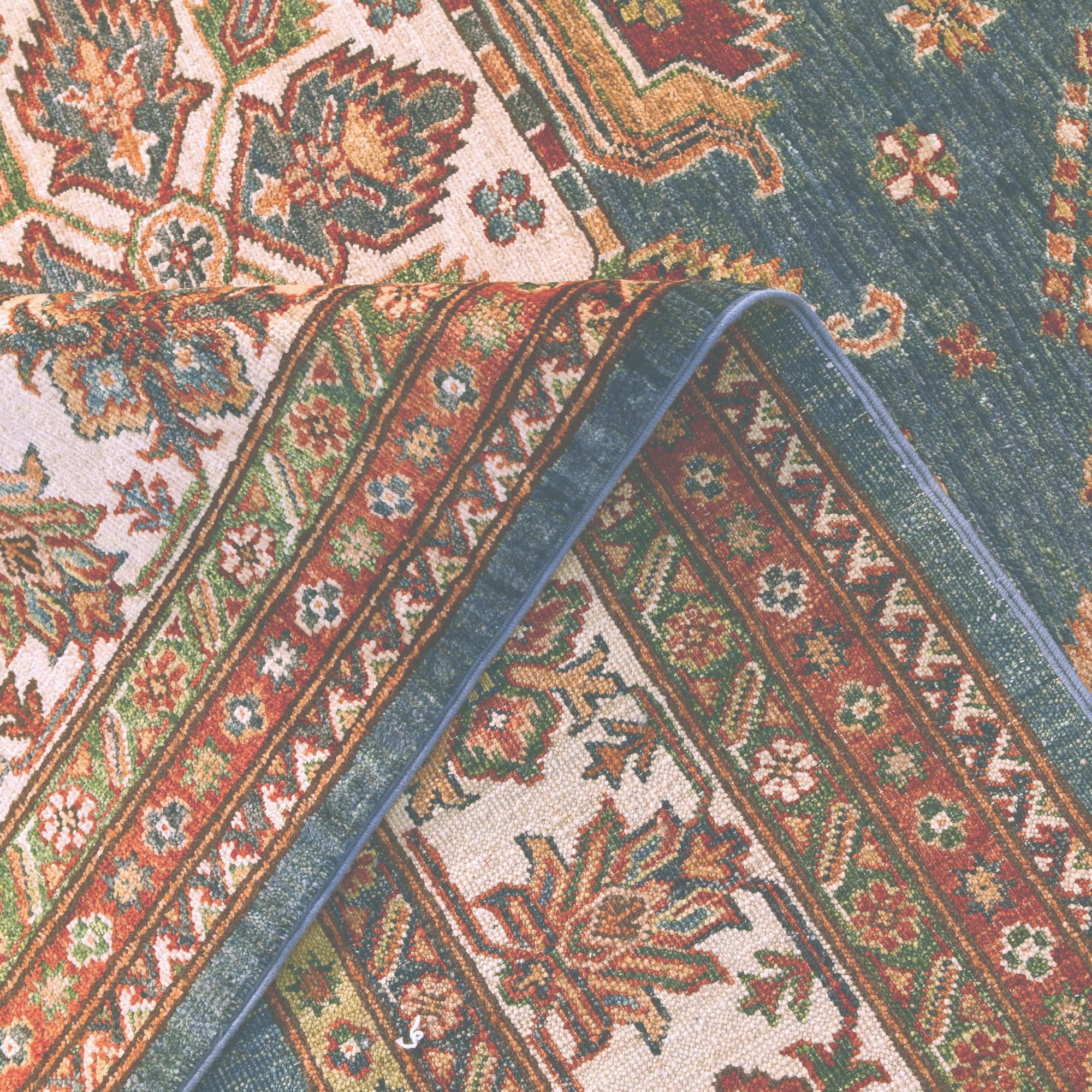 6' 11 x 10' Hand Knotted Kazak Rug