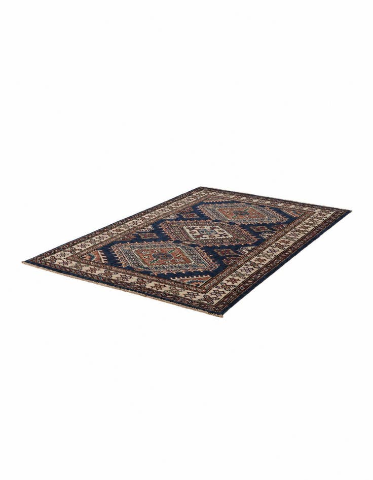 Detail image of 2' 11 x 4' 4 Hand Knotted Kazak Rug