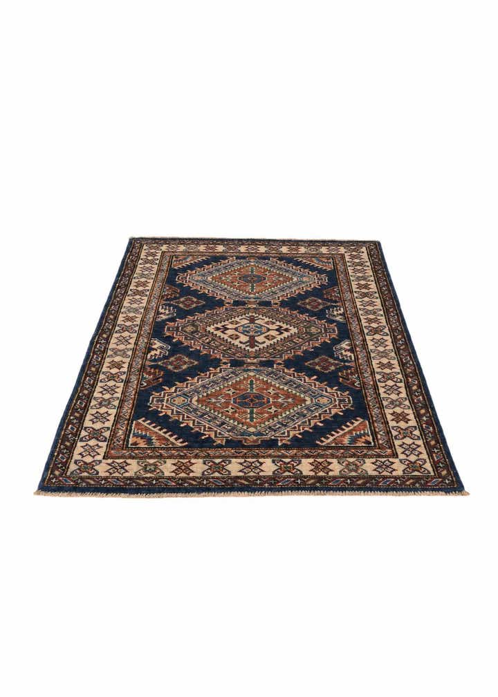2' 11 x 4' 4 Hand Knotted Kazak Rug