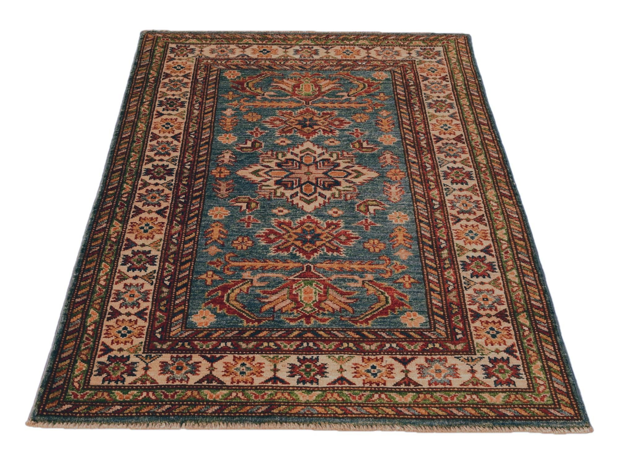 2' 9 x 4' 2 Hand Knotted Kazak Rug