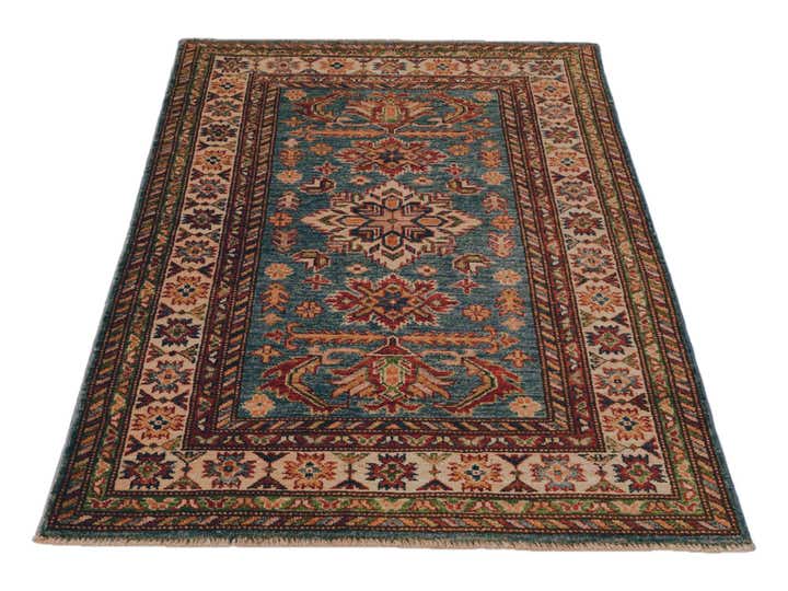 2' 9 x 4' 2 Hand Knotted Kazak Rug
