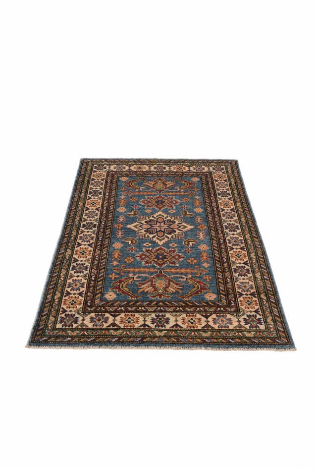 Detail image of 2' 9 x 4' 2 Hand Knotted Kazak Rug