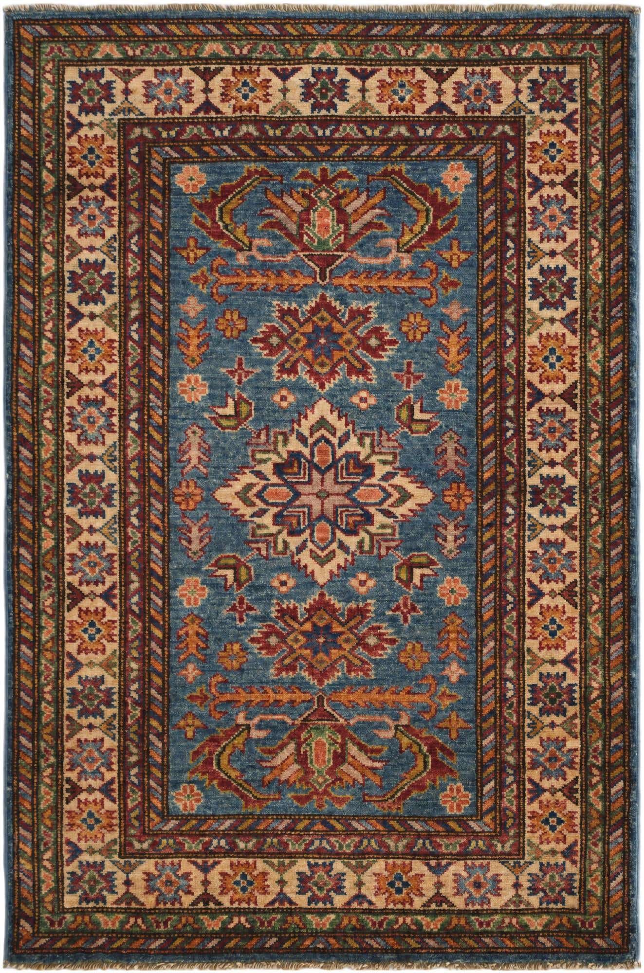 2' 9 x 4' 2 Hand Knotted Kazak Rug