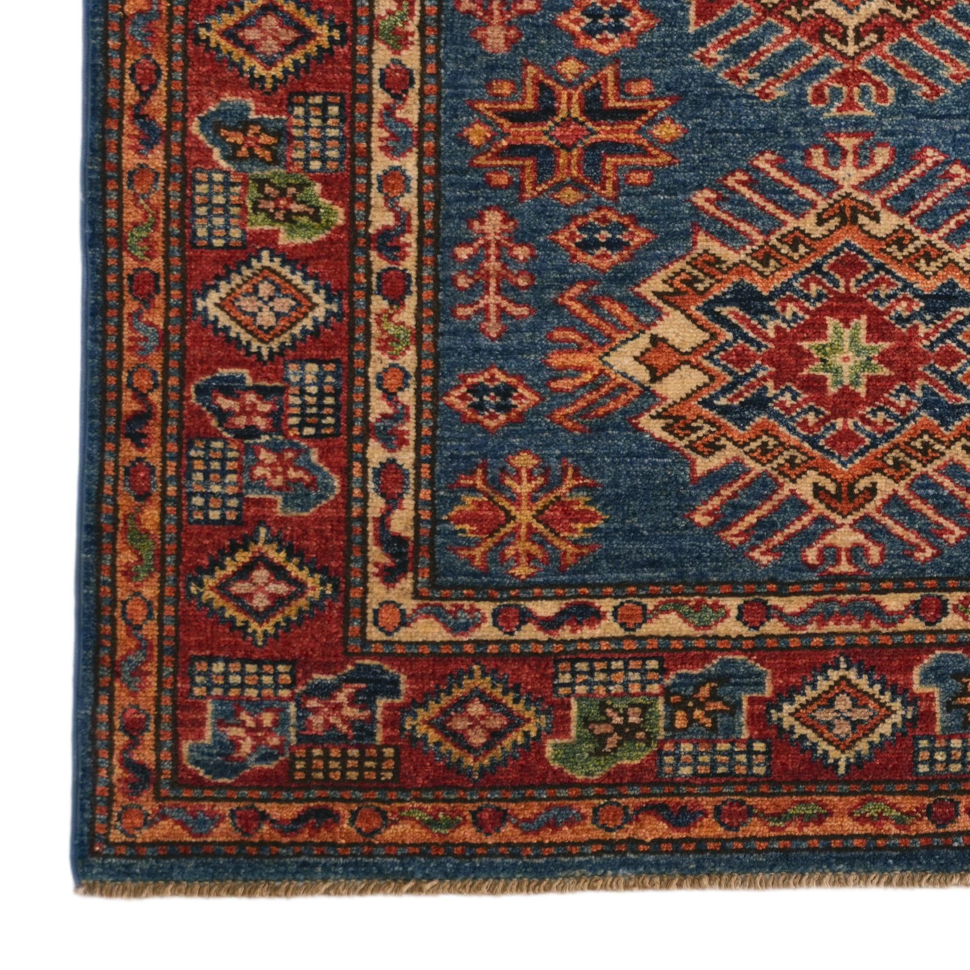 3' 1 x 4' 1 Hand Knotted Kazak Rug