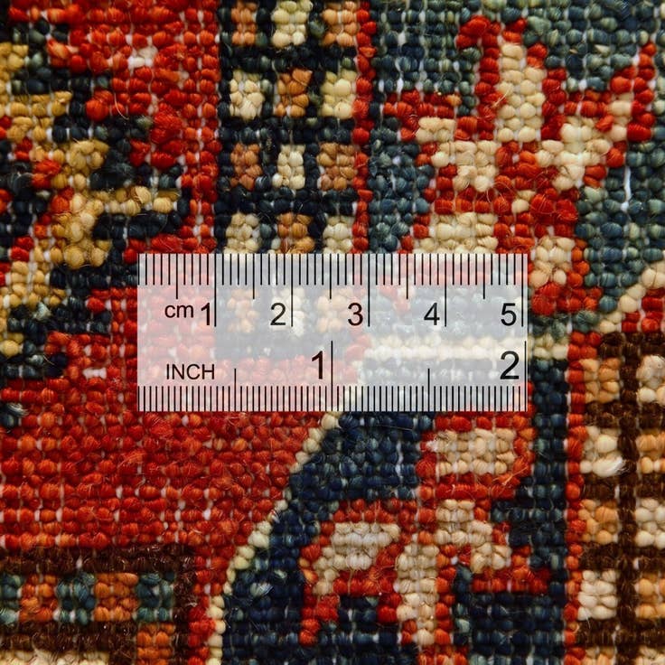 Detail image of 3' 1 x 4' 1 Hand Knotted Kazak Rug