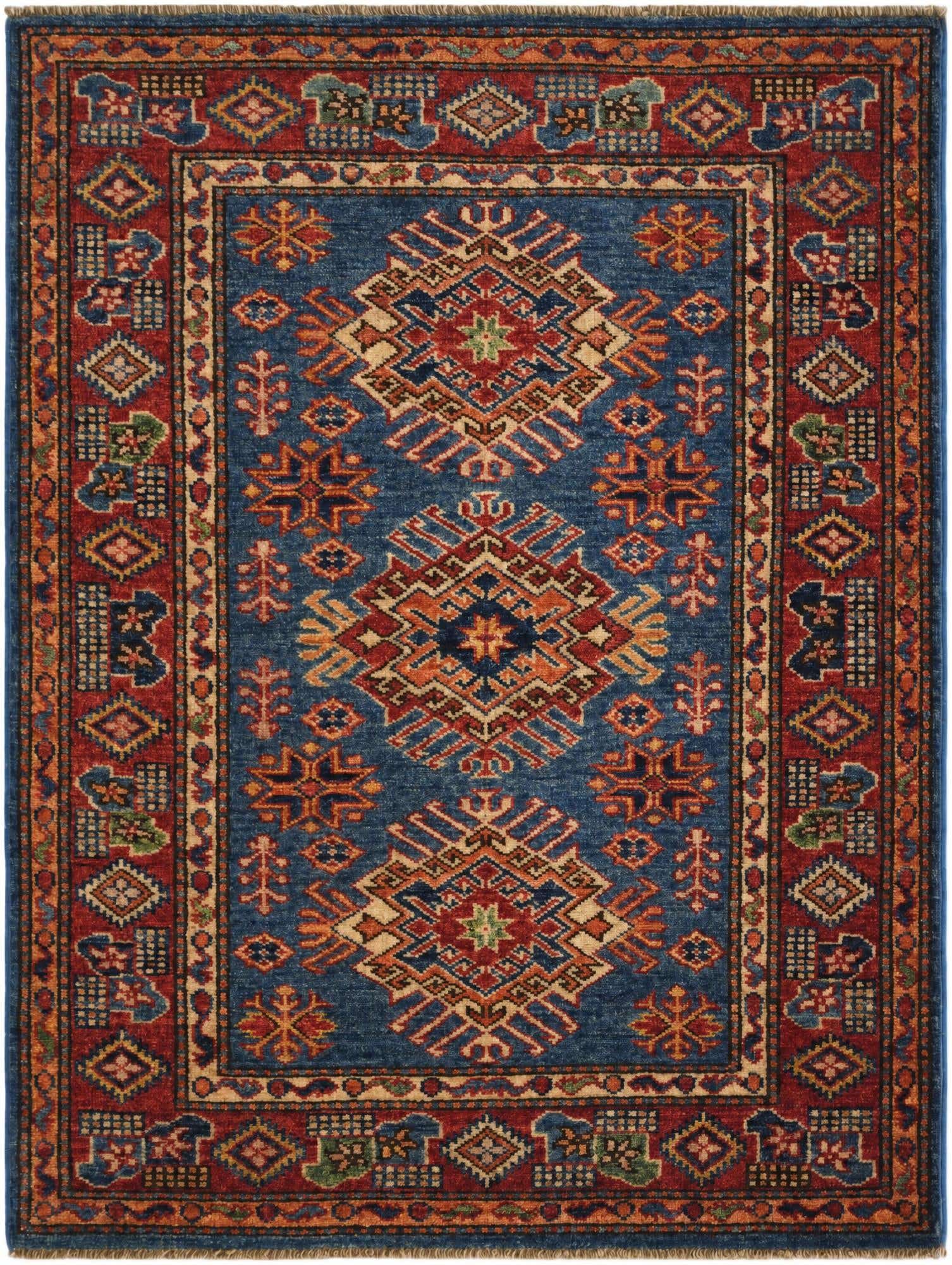 3' 1 x 4' 1 Hand Knotted Kazak Rug