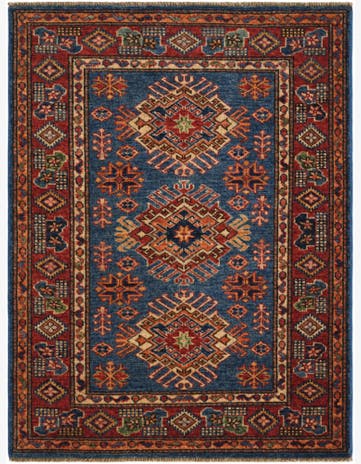 3' 1 x 4' 1 Hand Knotted Kazak Rug