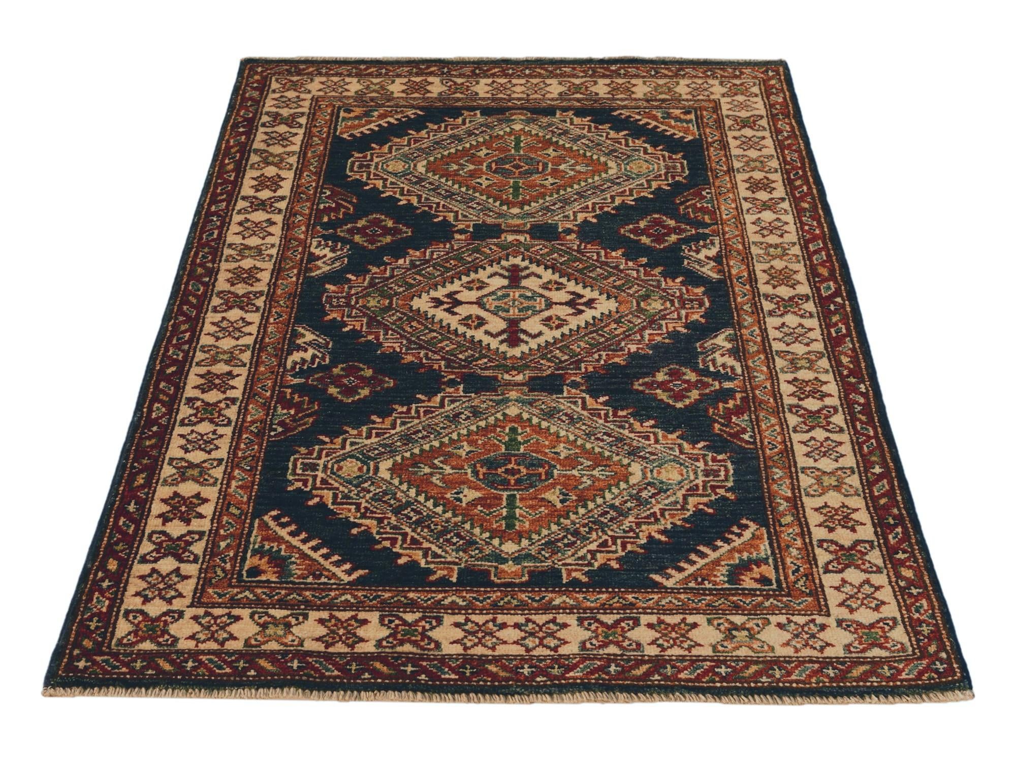2' 10 x 3' 11 Hand Knotted Kazak Rug