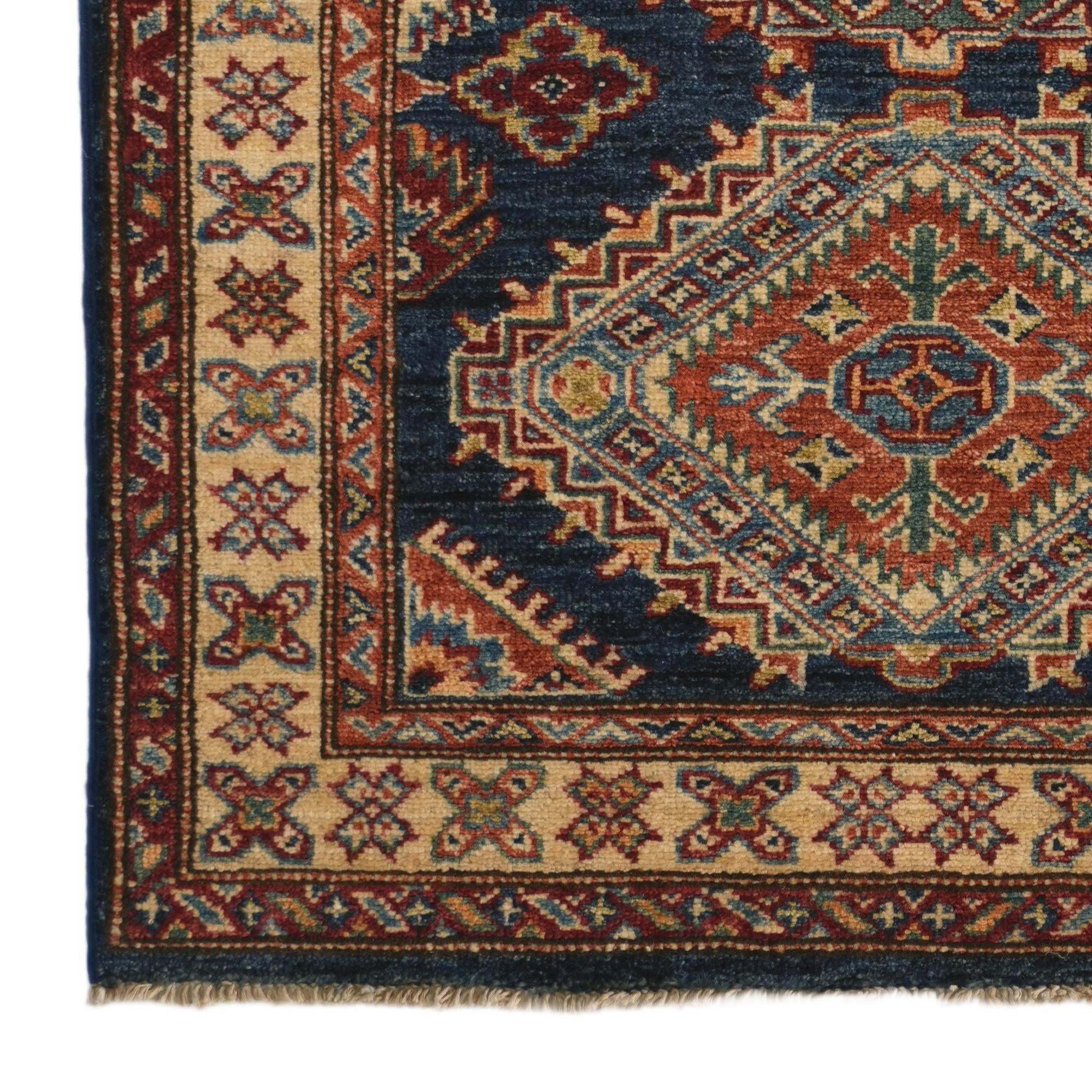 2' 10 x 3' 11 Hand Knotted Kazak Rug