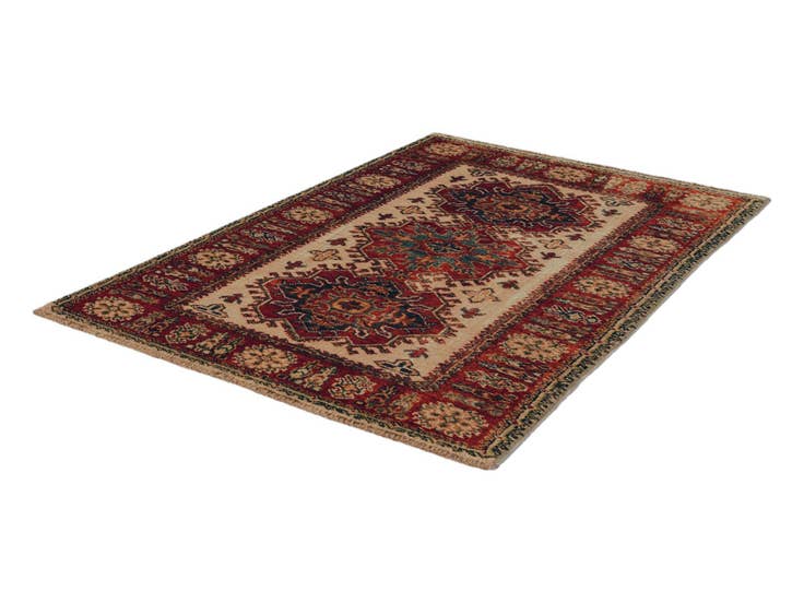 Detail image of 2' 9 x 4' 1 Hand Knotted Kazak Rug