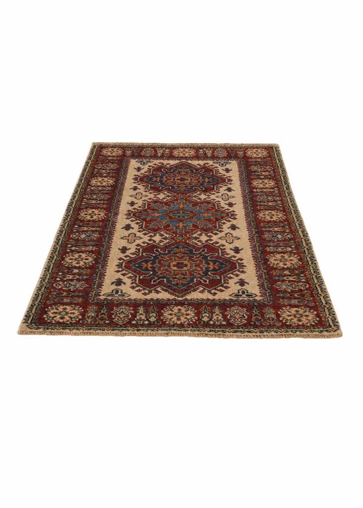 2' 9 x 4' 1 Hand Knotted Kazak Rug