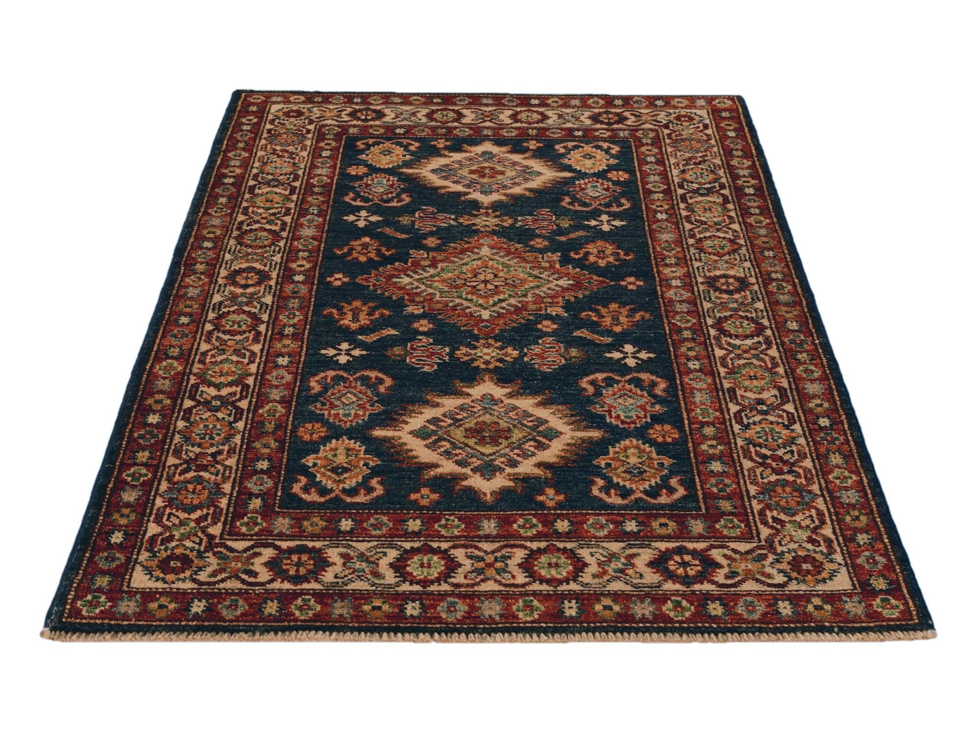 2' 9 x 4' 1 Hand Knotted Kazak Rug