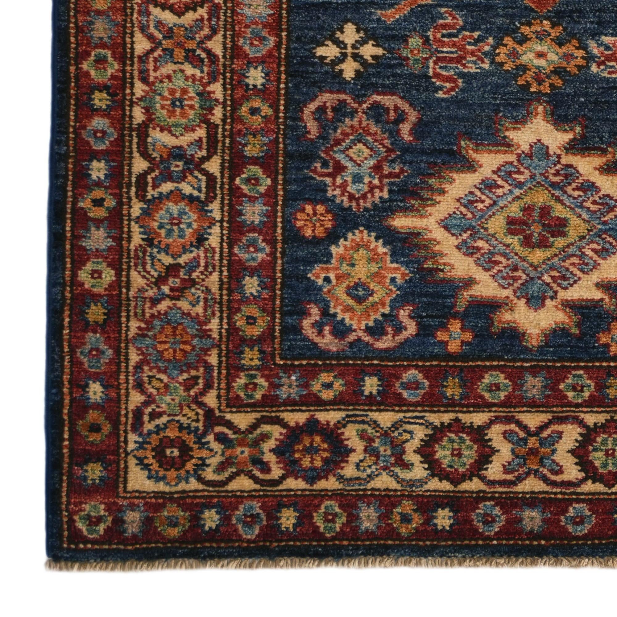2' 9 x 4' 1 Hand Knotted Kazak Rug