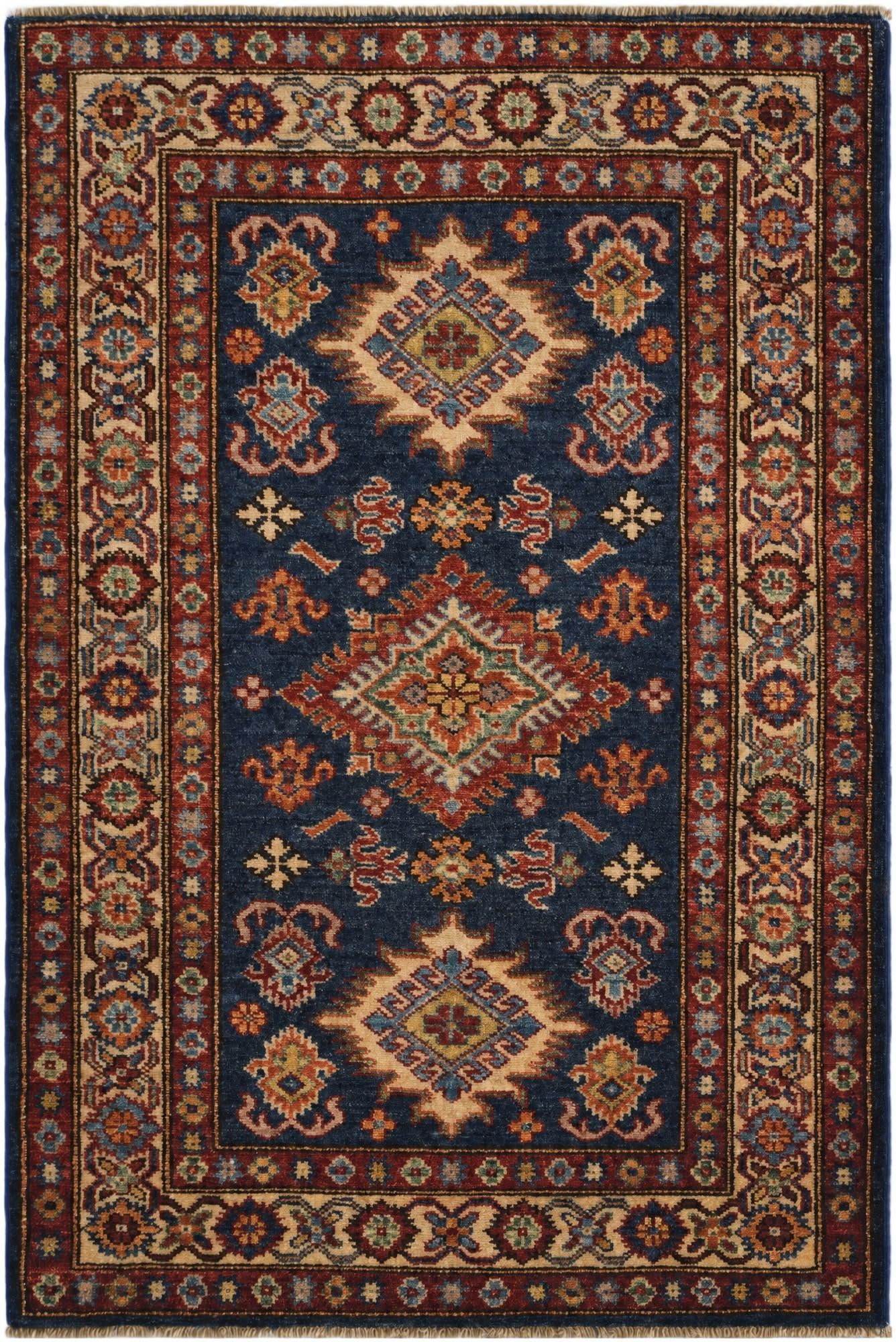 2' 9 x 4' 1 Hand Knotted Kazak Rug