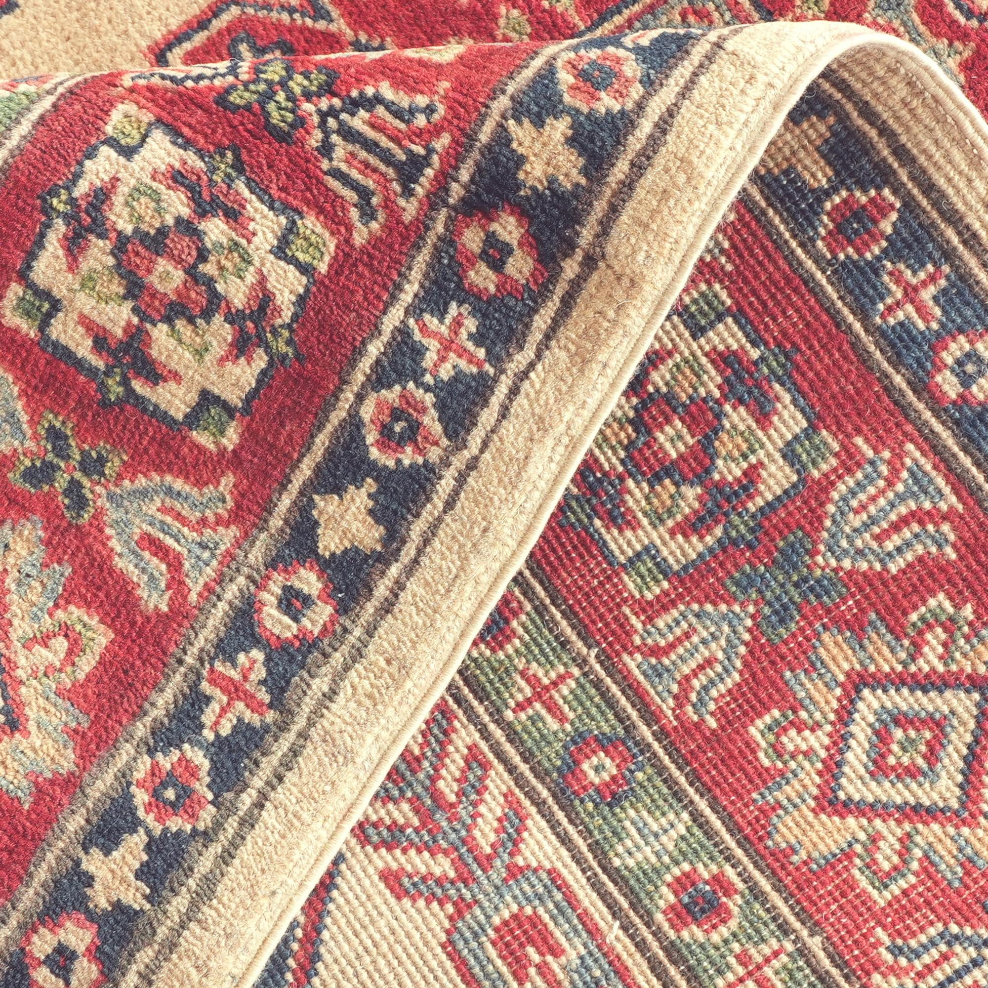 Detail image 8 of 10: 4' x 5' 8 Hand Knotted Kazak Rug