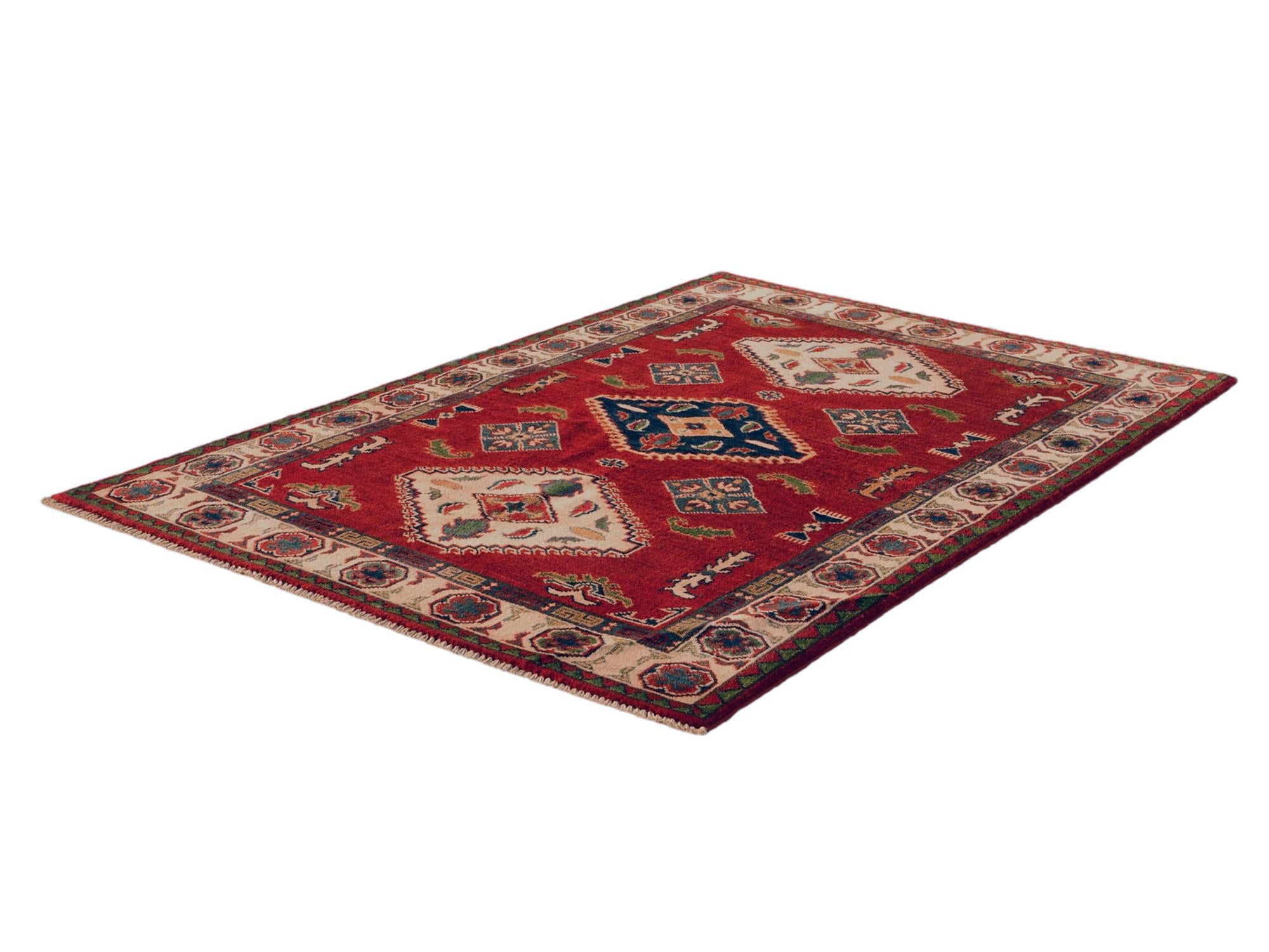 100cm x 155cm anudado a mano Kazak Alfombra
