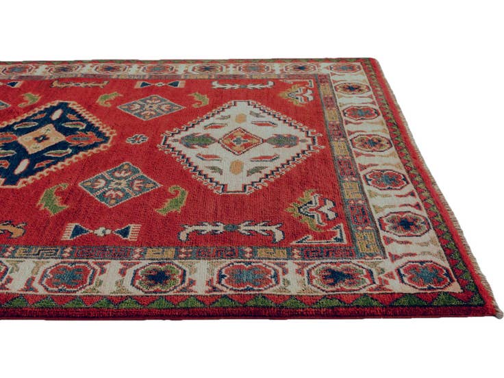 Detail image of 3' 4 x 5' 1 Hand Knotted Kazak Rug
