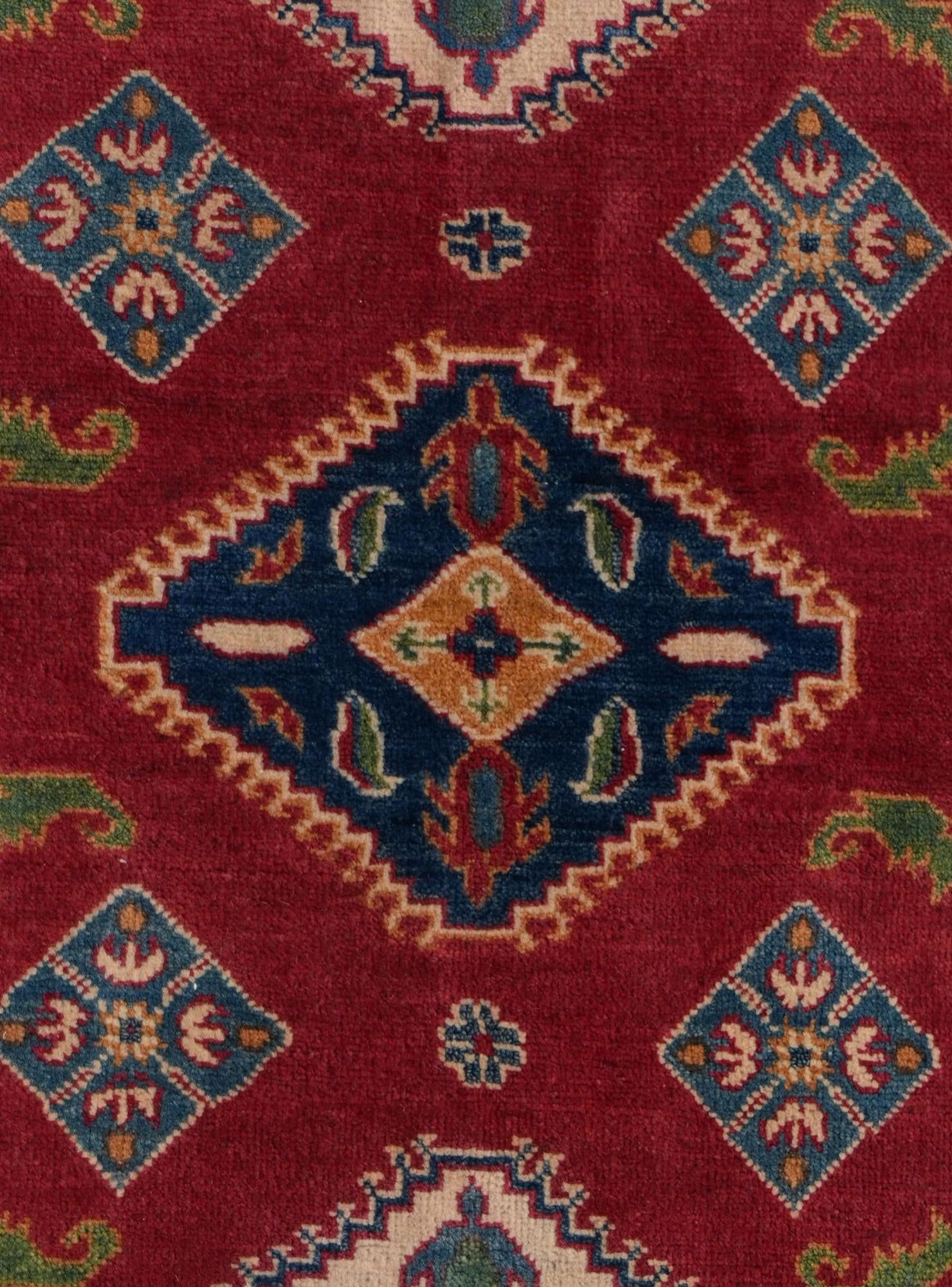 3' 4 x 5' 1 Hand Knotted Kazak Rug