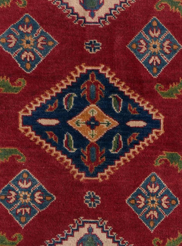 Detail image of 3' 4 x 5' 1 Hand Knotted Kazak Rug