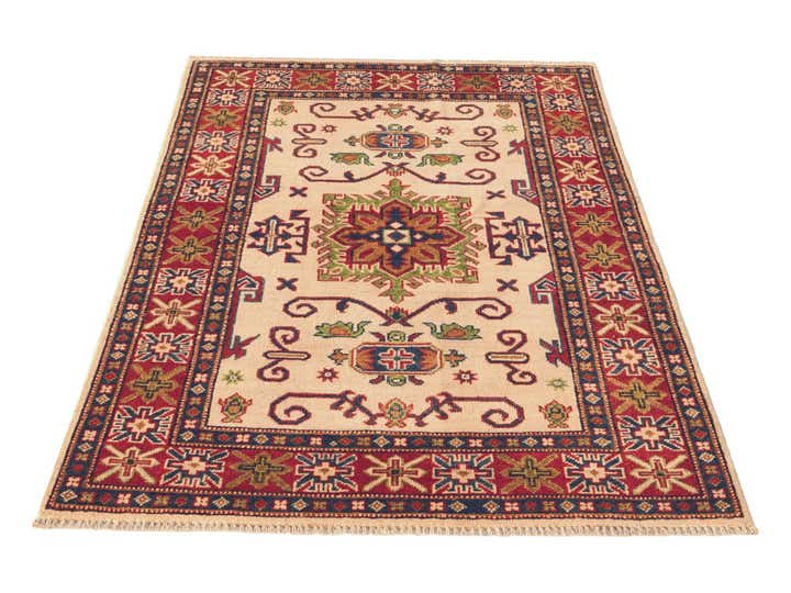3' 3 x 5' Hand Knotted Kazak Rug