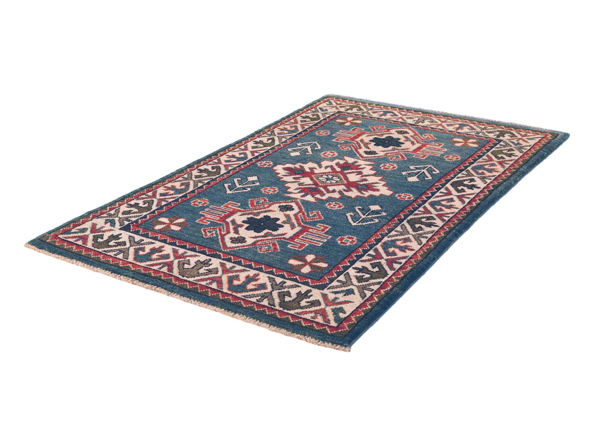 80cm x 125cm Hand Knotted Kazak Rug
