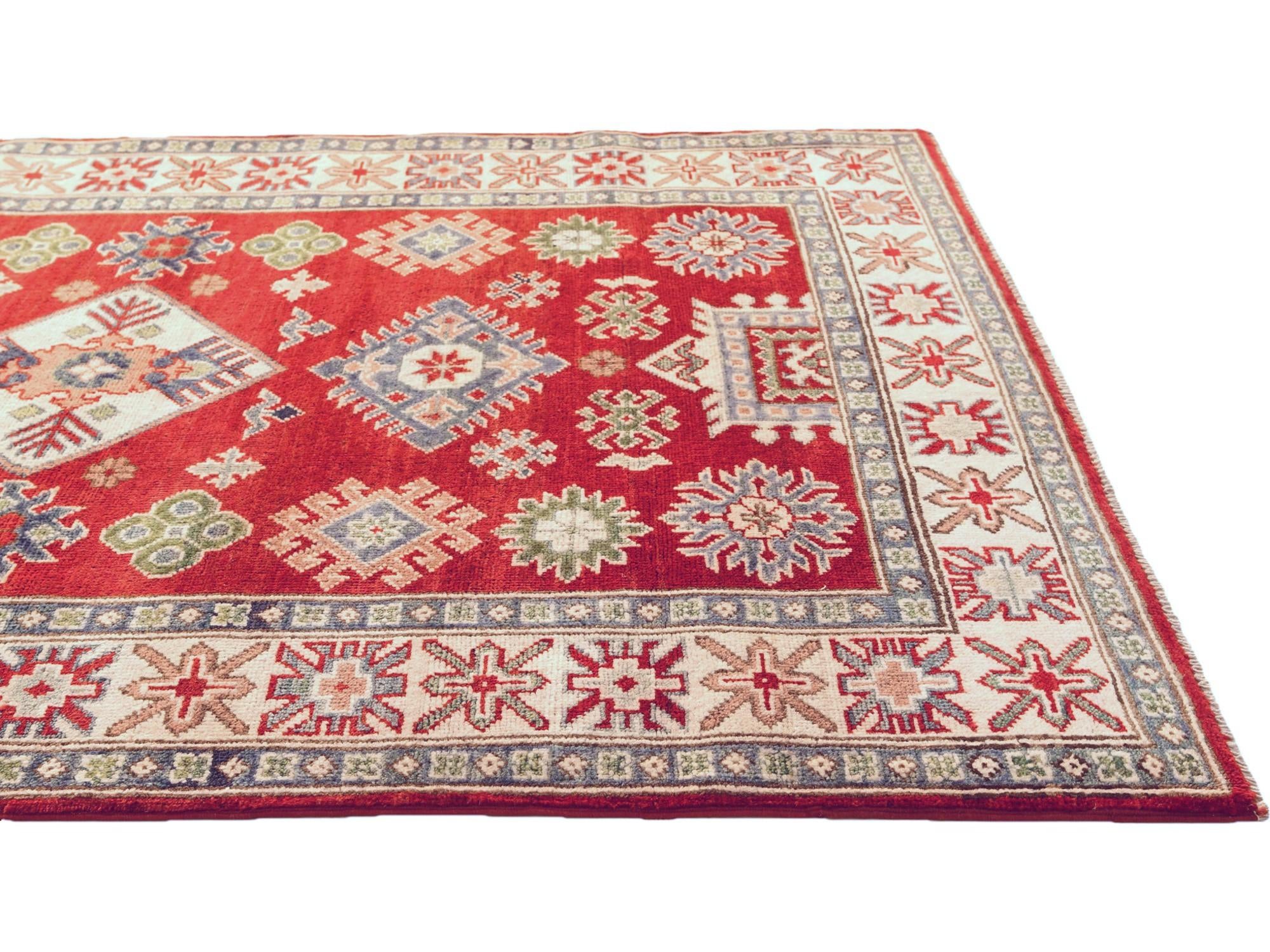 4' 2 x 6' Hand Knotted Kazak Rug