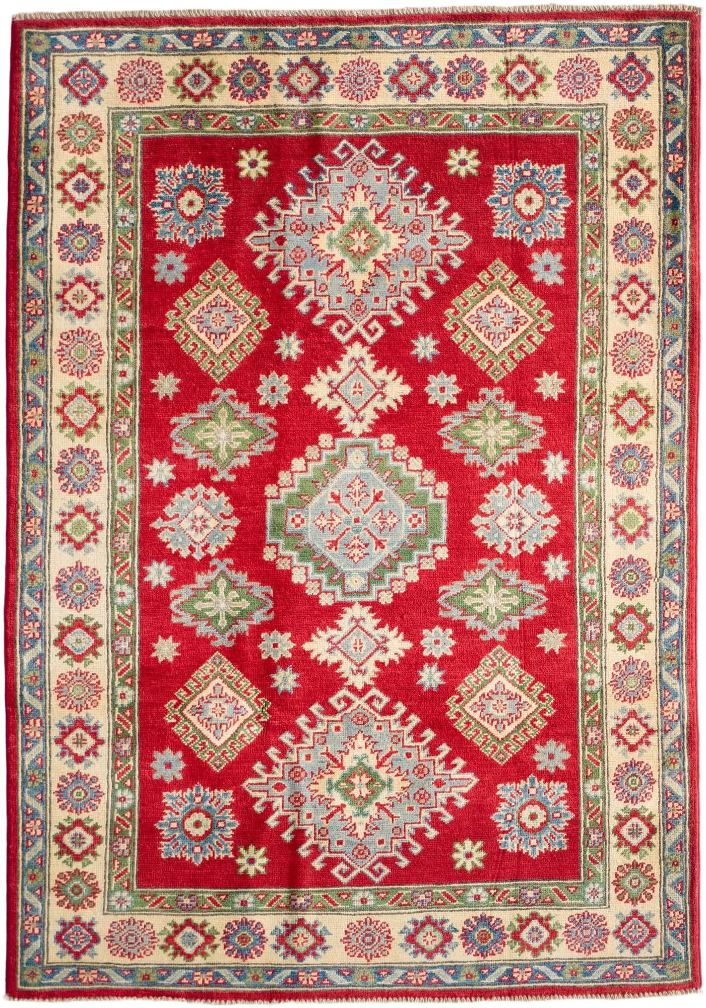 130cm x 185cm Hand Knotted Kazak Rug