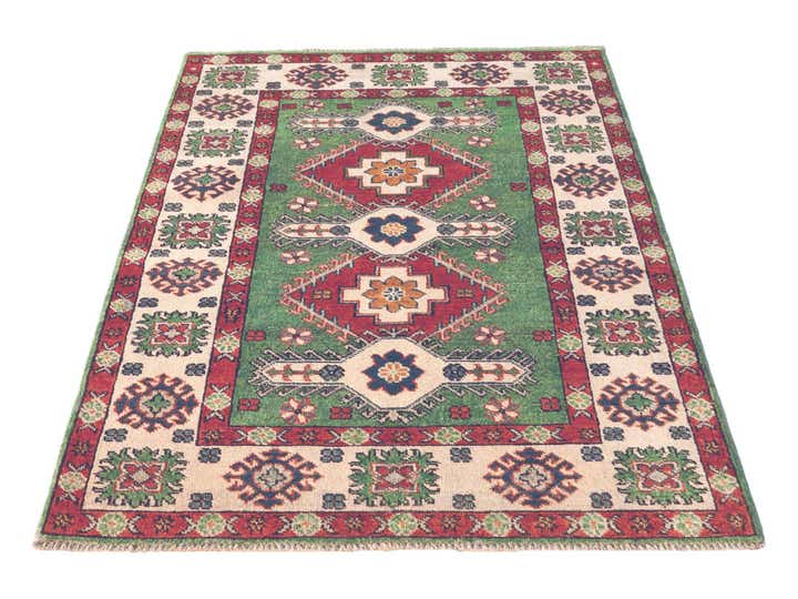 3' 3 x 5' Hand Knotted Kazak Rug