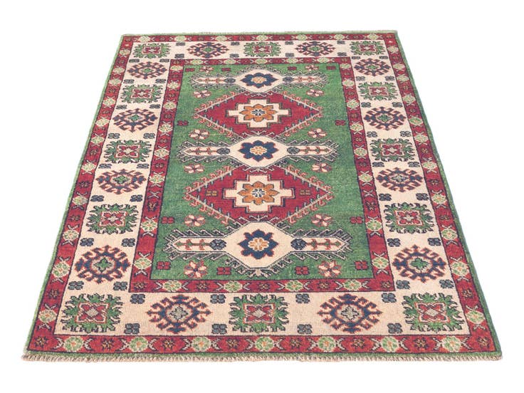 Detail image of 3' 3 x 5' Hand Knotted Kazak Rug