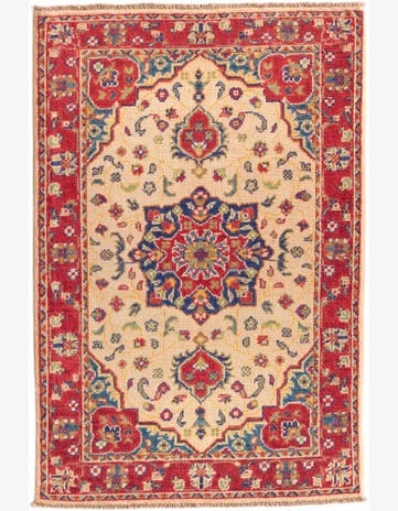 2' 9 x 4' 1 Hand Knotted Kazak Rug